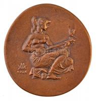 Madarassy Walter (1909-1994) 1936. "Wolfgang Amadeus Mozart" kétoldalas, öntött Br emlékér...