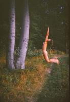 cca 1972 Czakó László (?-?) pécsi fotóművész hagyatékából 9 db színes diapozitív felvétel (Kirándulá...