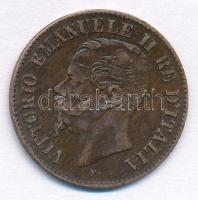 Olaszország 1861M 2c Cu T:2,2- Italy 1861M 2 Centesimi Cu C:XF,VF