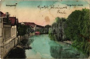 1914 Beregszász, Berehove; Vérke folyó / Verke river (fl)