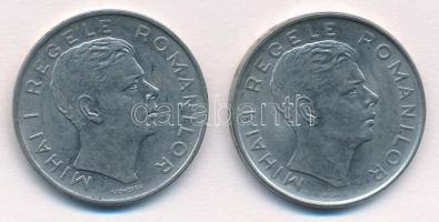 Románia 1943-1944. 100l Ni borítású acél (2x) T:1-
Romania 1943-1944. 100 Lei Ni clad Steel (2x) C:...