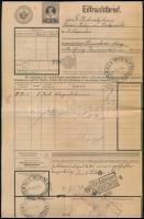 cca 1853-1920 3 db Tarnote, egy fuvarlevél, egy meghívó, egy fotó