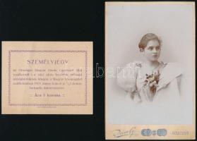 cca 1853-1920 3 db Tarnote, egy fuvarlevél, egy meghívó, egy fotó