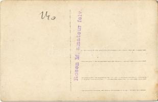 ~1910 Alsóverecke, Niznije Verecki, Nizsnyi Vorota, Nyzhni Vorota; téli látkép. Rosen M. amateur fel...