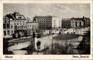1944 Debrecen, Ferenc József út, villamos (EK)