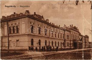 1917 Nagykároly, Carei; Megyeháza / county hall (fa)