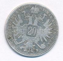 Ausztria 1868. 20kr Ag "Ferenc József" T:2-
Austria 1868. 20 Kreuzer Ag "Franz Josep...