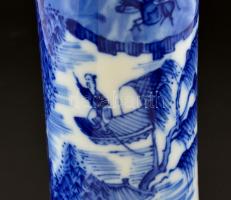 Classic Rose Rosenthal váza, levonóképes (távol keleti tájkép), hibátlan, jelzett, m:27 cm