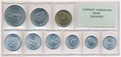 1982. 2f-10Ft (9xklf) érmés forgalmi sor fóliatokban T:1 
Adamo FO15