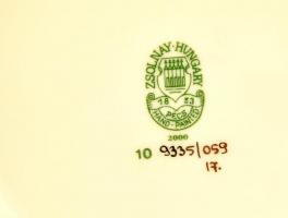 Zsolnay búzavirág mintás teás készlet, kézzel festett, jelzett, hibátlan