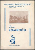 1962 BÁV 6. sz. képaukció. Bp.,1962, BÁV, (Dunaújváros, Dunaújvárosi-ny.), 31 p. Fekete-fehér fotókkal. Papírkötés. Megjelent 1500 példányban.