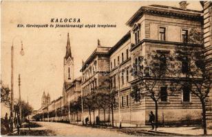 1922 Kalocsa, Kir. törvényszék és Jézustársasági atyák temploma