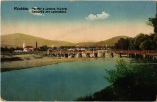 Munkács, Mukacheve, Mukacevo; Latorca folyó és híd / Latorica river and bridge