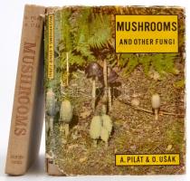 2 db gombákkal foglalkozó könyv: Albert Pilát: Mushrooms. London, é.n. Spring books, Egészvászon kötésben, Albert Pilát: Mushrooms and other fungi. London, 1961. Artia. Egészvászon kötés, megviselt papír védőborítóval