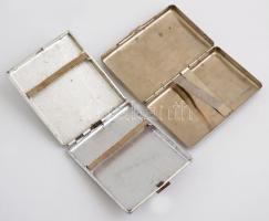 2 db fém cigarettatárca