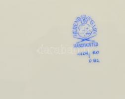 Herendi Rotschild mintás nagy tál, kézzel festett, jelzett, apró kopásnyomokkal, 42×32,5 cm