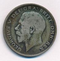 Nagy-Britannia 1921. 1/2C Ag V. György T:2-,3 patina Great Britain 1921. 1/2 Crown Ag George V C:VF,F patina Krause KM#818.1a