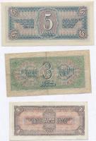 Szovjetunió 1938. 1R + 3R + 5R mindhárom lezárt fóliában T:II,III
Soviet Union 1938. 1 Ruble + 3 Ru...