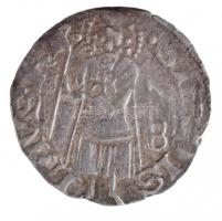 1358-1371. Denár Ag I. Lajos (0,53g) T:2  Hungary 1358-1371. Denar Ag Louis II (0,53g) C:XF  Huszár: 542., Unger I.: 429.q