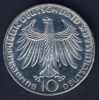 NSZK 1972F 10M Ag "Olimpia-Játékosok" T:BU