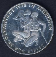 NSZK 1972F 10M Ag "Olimpia-Játékosok" T:BU