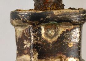 Ezüst (Ag.) nyelű kés készlet (6db), jelzett, Solingen pengékkel, kettő db kimozdult a nyeléből,  h:...