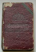 1930. Kis könyvalakú persely "Budapest Székesfővárosi Községi Takarékpénztár", kulcs nélkül
