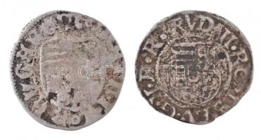 1468-1470. Denár Ag "I. Mátyás" (0,49g) + 1584. Denár Ag "Rudolf" (0,50g) T:2-,3...