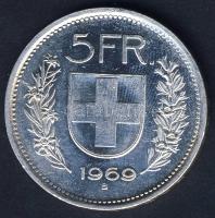 Svájc 1969B 5Fr Ag T:2 kis ph. k.