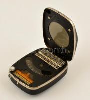Régi fénymérő, bőr tokban