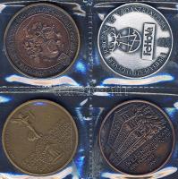 1982-92. 4klf db "MÉE" emlékérem "Marcus Aurelius, Bessenyei György, József Attila, V...