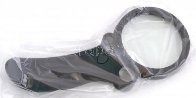 Magnifier többfunkciós nagyító 2,5 x / 25 x / 55 x nagyítással, led lámpával, UV fénnyel, új állapot...