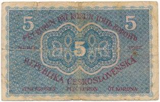 Csehszlovákia 1919. 5K T:III-
Czechoslovakia 1919. 5 Korun C:VG
Krause 7