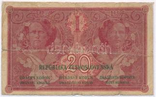 Csehszlovákia 1919. 20K lezárt fóliában T:III-,IV
Czechoslovakia 1919. 20 Korun in sealed foil pack...