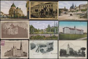 67 db RÉGI magyar városképes lap az 1930-as és 1940-es évekből / 67 pre-1945 Hungarian town-view postcards from the 30s and 40s