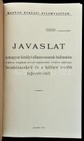 Javaslat a Magyar Királyi Államvasutak hálózatán a háború lezajlását követő legközelebbi években szü...