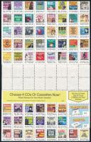 150 db levélzáró ívben, a közelmúlt híres énekeseivel és együtteseivel