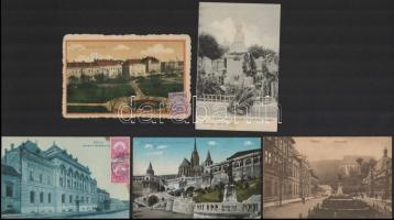 46 db RÉGI magyar városképes lap / 46 pre-1945 Hungarian town-view postcards