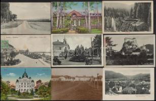 32 db RÉGI felvidéki városképes lap / 32 pre-1945 Upper Hungarian (Slovakian) town-view postcards
