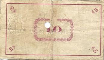 1919. "Pápai csekk" 10K, 20K T:III