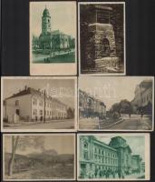 33 db RÉGI kárpátaljai városképes lap turistaházakkal: Munkács, Ungvár, Rahó, Kőrösmező, Szolyva, Be...