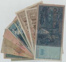 Német Birodalom 1904-1914. 10db-os vegyes bankjegy tétel, mind lezárt fóliában T:III,IV
German Empi...