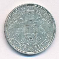 1938. 2P Ag "Madonna" T:1-,2 
Adamo P7