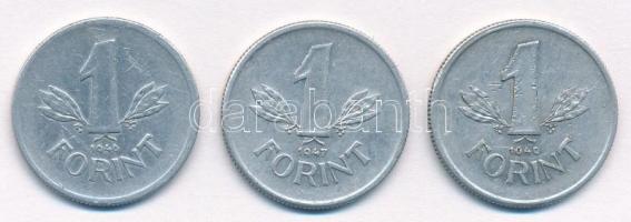 1946. 1Ft Al + 1947. 1Ft Al + 1949. 1Ft Al mindhárom "Kossuth-címeres" T:2
Adamo F6