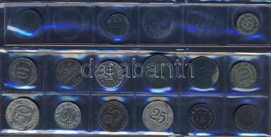 Német Birodalom/Császárság és Weimari Köztársaság 1917-20. 62klf db szükségpénz, benne variánsokkal T:2,2/3