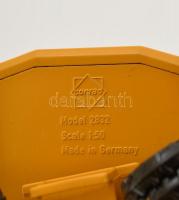 Conrad lánctalpas, hidraulikus munkagép . Fém modell 16x16 cm