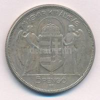 1930. 5P Ag "Horthy jobbra" T:2- 
Adamo P8