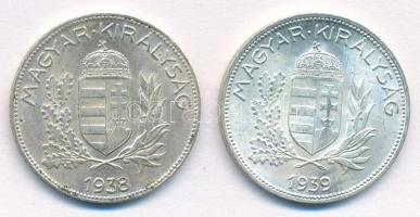 1938. 1P Ag + 1939. 1P Ag T:1,1- Adamo P6