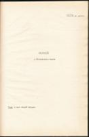 1969 A vasút műszaki helyzete. Jelentés a Minisztertanács részére. Modern vászon-kötésben, 2+10 p.+6...