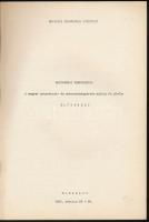 Motorvonat konferencia előadásai. A magyar motorkocsi- és motorvonatgyártás múltja és jövője. Bp.,19...